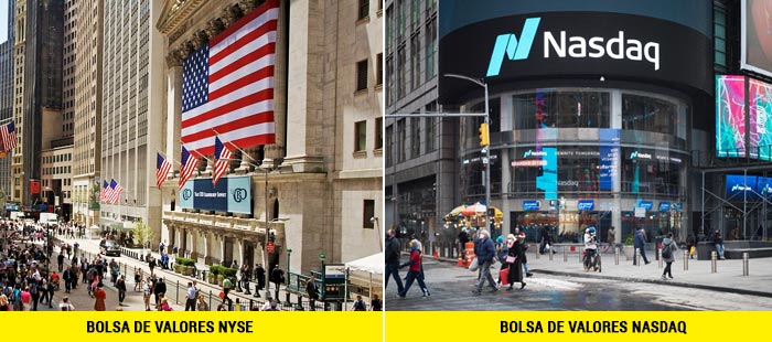 Bolsa de Valores NYSE e NASDAQ